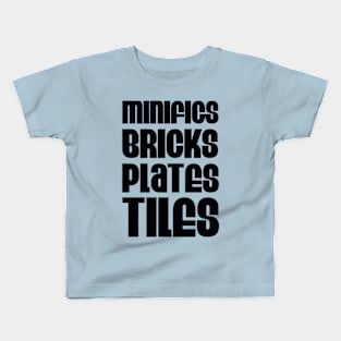 "MINIFIGS BRICKS PLATES TILES", Customize My Minifig Kids T-Shirt